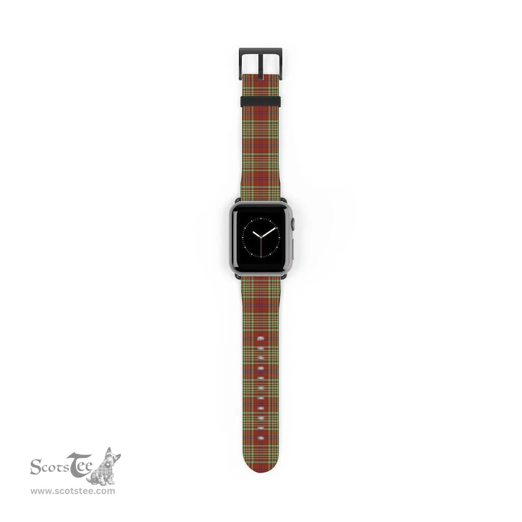 Scottish MacGillivray Hunting Ancient Clan Tartan Watch Band Apple Watch Style Scottish Plaid Tartan Plaid