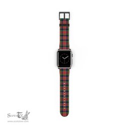 Scottish MacPherson Ancient Clan Tartan Watch Band Apple Watch Style Scottish Plaid Tartan Plaid
