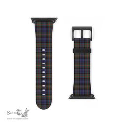 Scottish Fletcher of Dunans Clan Tartan Watch Band Apple Watch Style Scottish Plaid Tartan Plaid
