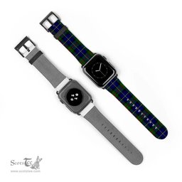 Scottish MacLeod of Harris Modern Clan Tartan Watch Band Apple Watch Style Scottish Plaid Tartan Plaid