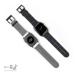 Scottish Fletcher of Dunans Clan Tartan Watch Band Apple Watch Style Scottish Plaid Tartan Plaid