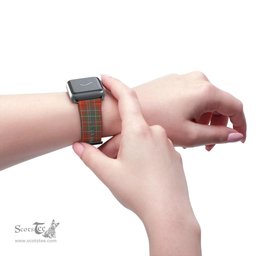 Scottish MacDougall Ancient Clan Tartan Watch Band Apple Watch Style Scottish Plaid Tartan Plaid