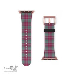 Scottish Crawford Ancient Clan Tartan Watch Band Apple Watch Style Scottish Plaid Tartan Plaid