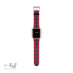Scottish MacTavish Modern Clan Tartan Watch Band Apple Watch Style Scottish Plaid Tartan Plaid