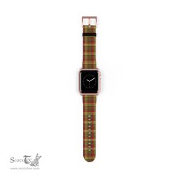 Scottish MacMillan Old Weathered Clan Tartan Watch Band Apple Watch Style Scottish Plaid Tartan Plaid