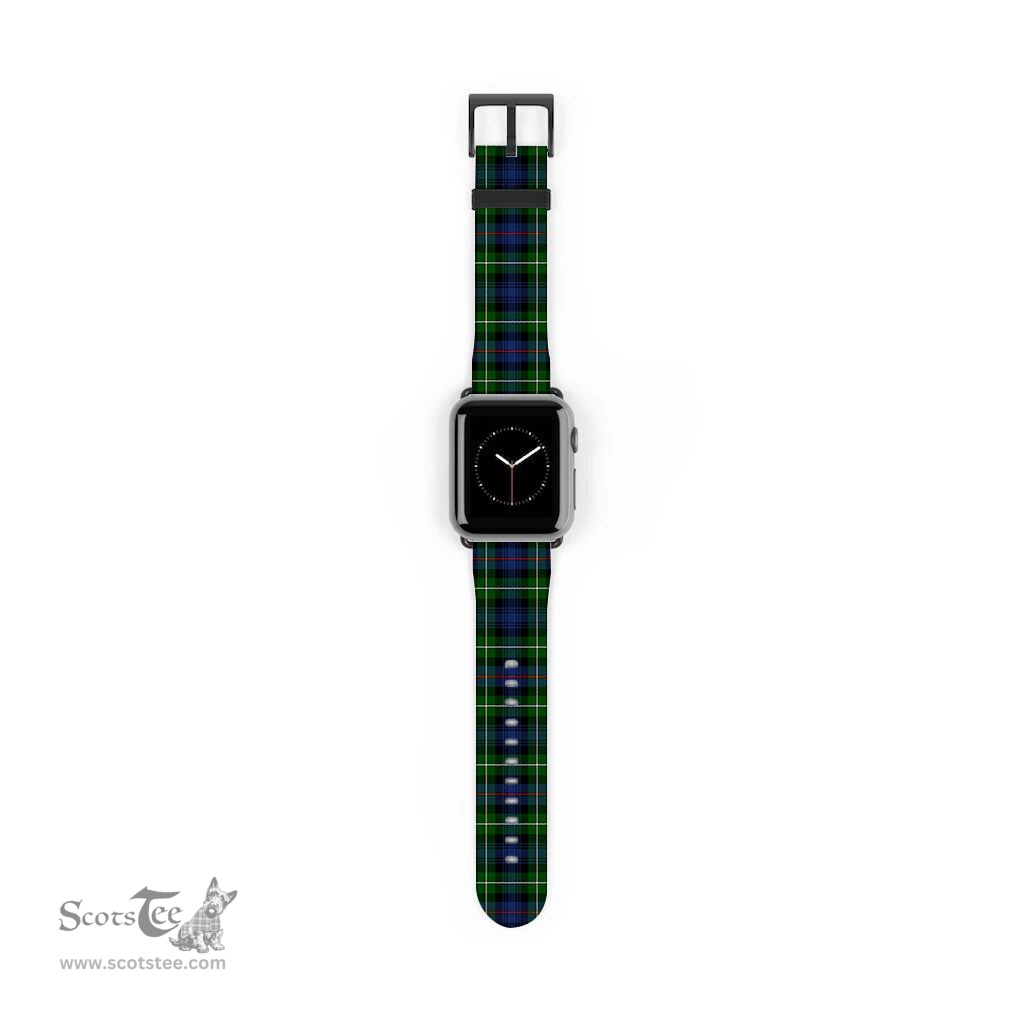 Scottish MacKenzie Modern Clan Tartan Watch Band Apple Watch Style Scottish Plaid Tartan Plaid