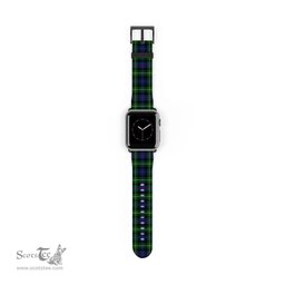 Scottish MacKenzie Modern Clan Tartan Watch Band Apple Watch Style Scottish Plaid Tartan Plaid