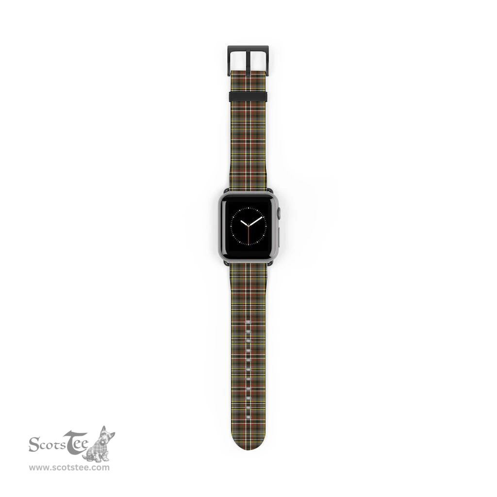 Scottish Scott Green Weathered Clan Tartan Watch Band Apple Watch Style Scottish Plaid Tartan Plaid