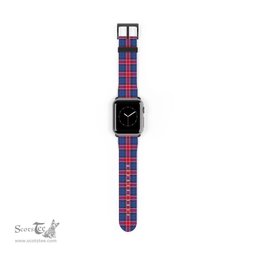 Scottish Graham of Menteith Red Clan Tartan Watch Band Apple Watch Style Scottish Plaid Tartan Plaid