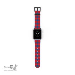 Scottish Galloway Red Clan Tartan Watch Band Apple Watch Style Scottish Plaid Tartan Plaid