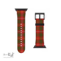 Scottish Carruthers Modern Clan Tartan Watch Band Apple Watch Style Scottish Plaid Tartan Plaid