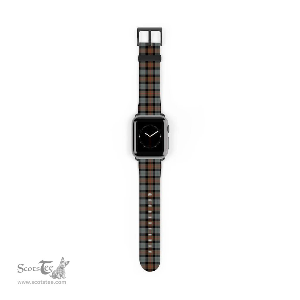 Scottish Gunn Weathered Clan Tartan Watch Band Apple Watch Style Scottish Plaid Tartan Plaid