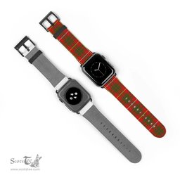 Scottish Carruthers Modern Clan Tartan Watch Band Apple Watch Style Scottish Plaid Tartan Plaid