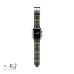 Scottish MacLeod of Harris Weathered Clan Tartan Watch Band Apple Watch Style Scottish Plaid Tartan Plaid