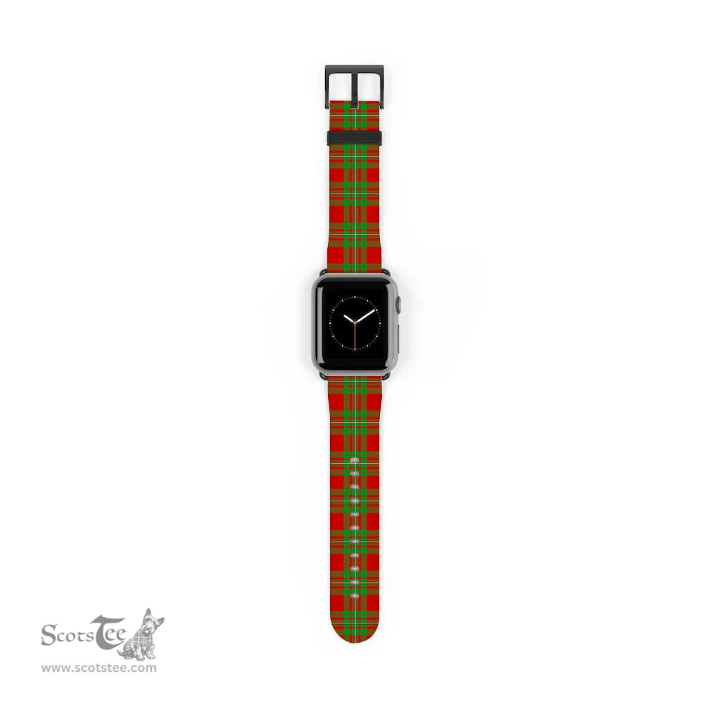 Scottish MacGregor Modern Clan Tartan Watch Band Apple Watch Style Scottish Plaid Tartan Plaid