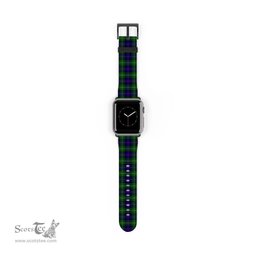Scottish MacThomas Modern Clan Tartan Watch Band Apple Watch Style Scottish Plaid Tartan Plaid
