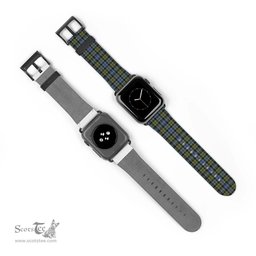 Scottish Campbell Faded Clan Tartan Watch Band Apple Watch Style Scottish Plaid Tartan Plaid