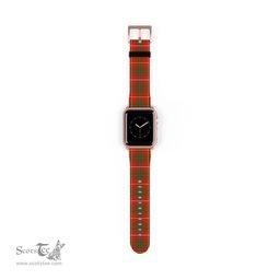 Scottish Carruthers Modern Clan Tartan Watch Band Apple Watch Style Scottish Plaid Tartan Plaid