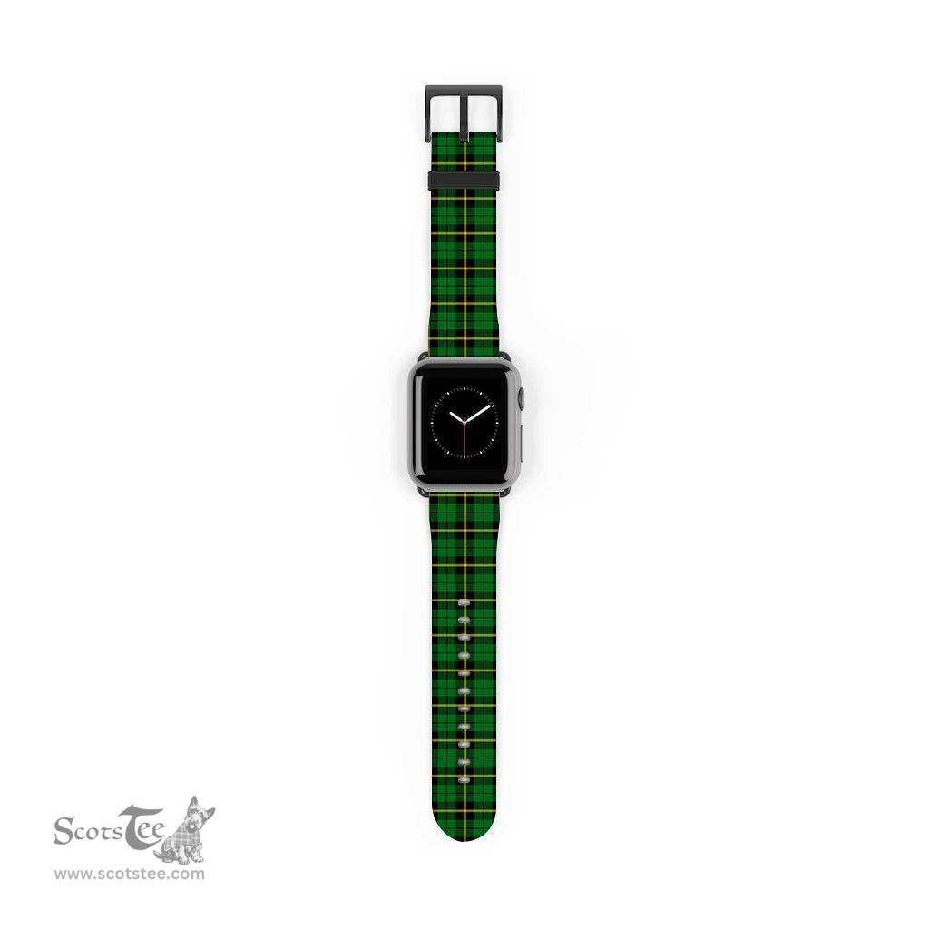 Scottish Wallace Hunting Green Clan Tartan Watch Band Apple Watch Style Scottish Plaid Tartan Plaid