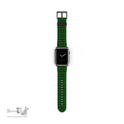 Scottish Wallace Hunting Green Clan Tartan Watch Band Apple Watch Style Scottish Plaid Tartan Plaid