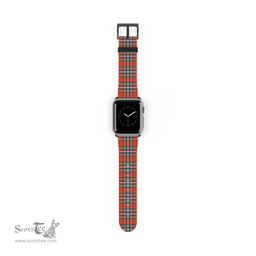 Scottish MacFarlane Ancient Clan Tartan Watch Band Apple Watch Style Scottish Plaid Tartan Plaid