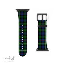 Scottish MacKenzie Modern Clan Tartan Watch Band Apple Watch Style Scottish Plaid Tartan Plaid