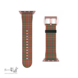 Scottish MacKinnon Ancient Clan Tartan Watch Band Apple Watch Style Scottish Plaid Tartan Plaid