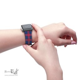 Scottish Graham of Menteith Red Clan Tartan Watch Band Apple Watch Style Scottish Plaid Tartan Plaid