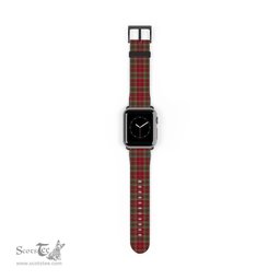 Scottish Lindsay Weathered Clan Tartan Watch Band Apple Watch Style Scottish Plaid Tartan Plaid