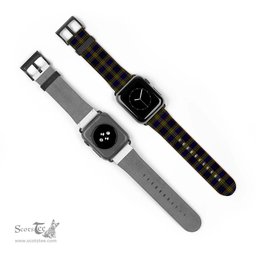 Scottish Clelland Modern Clan Tartan Watch Band Apple Watch Style Scottish Plaid Tartan Plaid