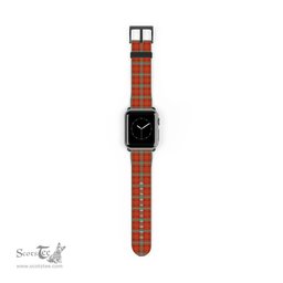 Scottish Morrison Red Ancient Clan Tartan Watch Band Apple Watch Style Scottish Plaid Tartan Plaid