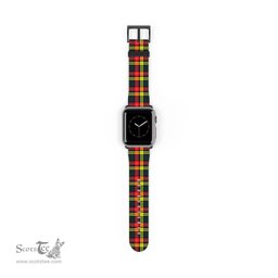 Scottish Buchanan Modern Clan Tartan Watch Band Apple Watch Style Scottish Plaid Tartan Plaid
