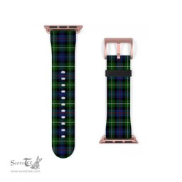 Scottish MacKenzie Modern Clan Tartan Watch Band Apple Watch Style Scottish Plaid Tartan Plaid