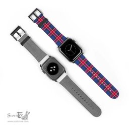 Scottish Graham of Menteith Red Clan Tartan Watch Band Apple Watch Style Scottish Plaid Tartan Plaid