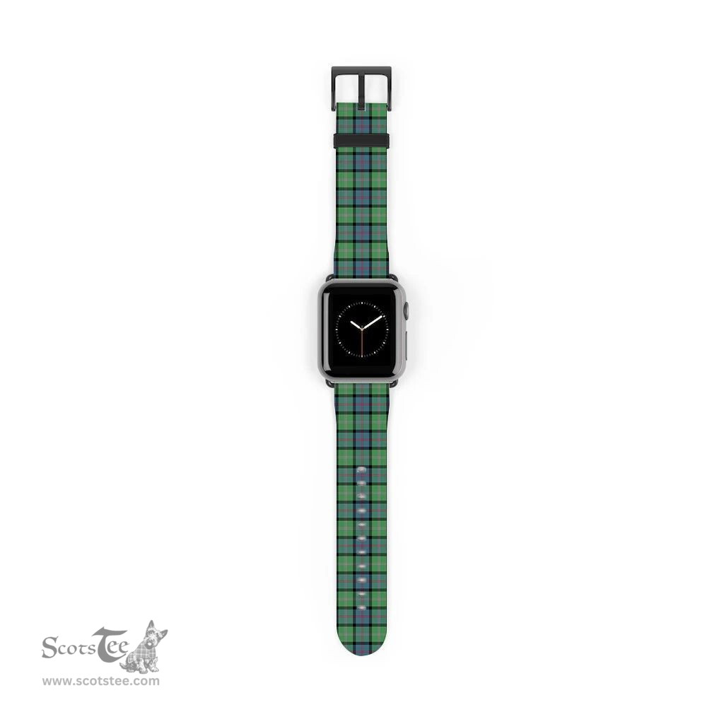 Scottish MacThomas Ancient Clan Tartan Watch Band Apple Watch Style Scottish Plaid Tartan Plaid