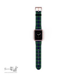 Scottish MacDonald of the Isles Hunting Modern Clan Tartan Watch Band Apple Watch Style Scottish Plaid Tartan Plaid