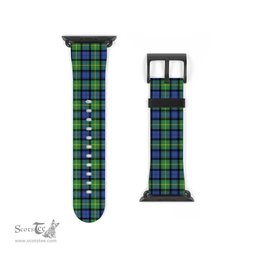 Scottish Gordon Old Ancient Clan Tartan Watch Band Apple Watch Style Scottish Plaid Tartan Plaid