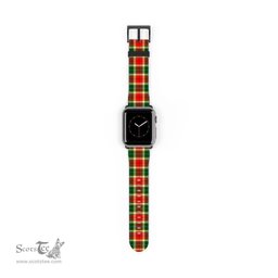 Scottish Gibbs Clan Tartan Watch Band Apple Watch Style Scottish Plaid Tartan Plaid