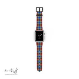 Scottish Bethune Clan Tartan Watch Band Apple Watch Style Scottish Plaid Tartan Plaid