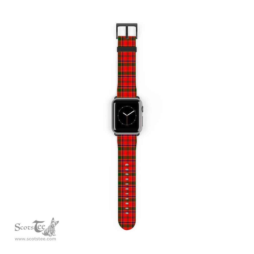 Scottish Munro Modern Clan Tartan Watch Band Apple Watch Style Scottish Plaid Tartan Plaid