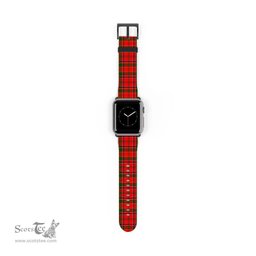 Scottish Munro Modern Clan Tartan Watch Band Apple Watch Style Scottish Plaid Tartan Plaid