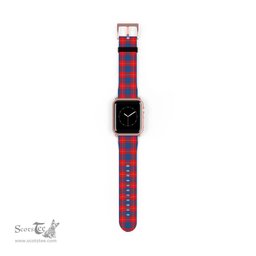 Scottish Galloway Red Clan Tartan Watch Band Apple Watch Style Scottish Plaid Tartan Plaid