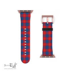 Scottish Galloway Red Clan Tartan Watch Band Apple Watch Style Scottish Plaid Tartan Plaid