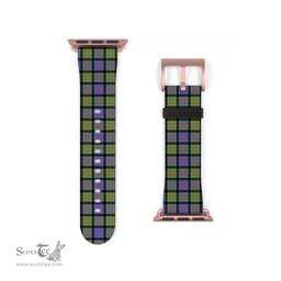 Scottish MacDonald Ancient Clan Tartan Watch Band Apple Watch Style Scottish Plaid Tartan Plaid