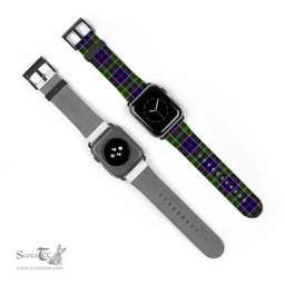 Scottish Whitefoord modern Clan Tartan Watch Band Apple Watch Style Scottish Plaid Tartan Plaid