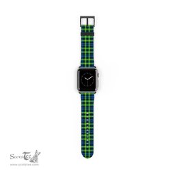 Scottish Campbell of Breadalbane Ancient Clan Tartan Watch Band Apple Watch Style Scottish Plaid Tartan Plaid