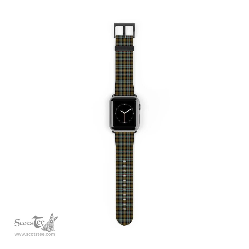 Scottish Farquharson Weathered Clan Tartan Watch Band Apple Watch Style Scottish Plaid Tartan Plaid