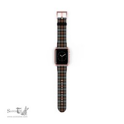 Scottish Gunn Weathered Clan Tartan Watch Band Apple Watch Style Scottish Plaid Tartan Plaid