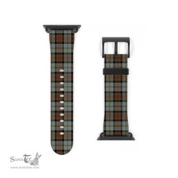 Scottish MacLeod of Harris Weathered Clan Tartan Watch Band Apple Watch Style Scottish Plaid Tartan Plaid