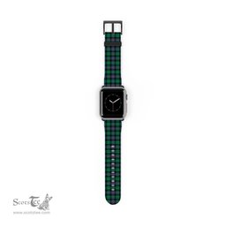 Scottish Urquhart Broad Red Ancient Clan Tartan Watch Band Apple Watch Style Scottish Plaid Tartan Plaid
